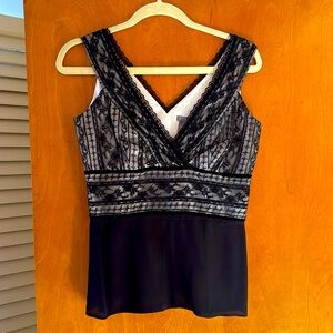 Black lace top